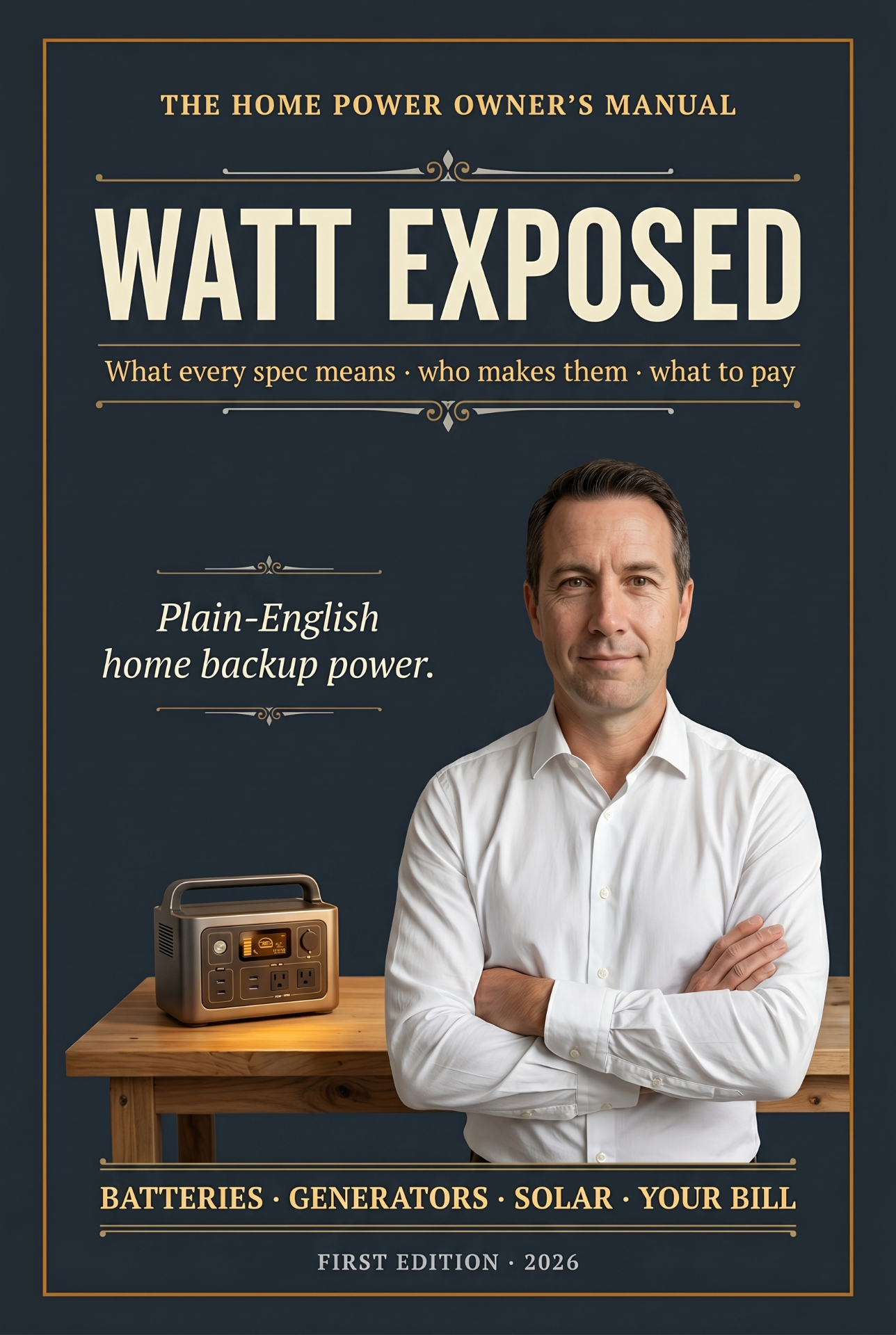 Watt Exposed — The Home Power Owner's Manual, book cover